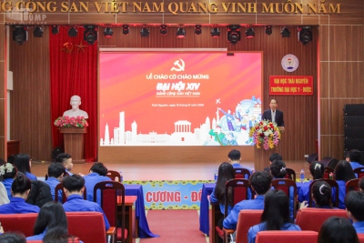 Lễ Chào cờ và Sinh hoạt chính trị đặc biệt chào mừng Đại hội XIV Đảng Cộng sản Việt Nam